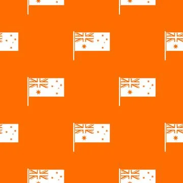 Australian flag pattern seamless Illustrazione stock