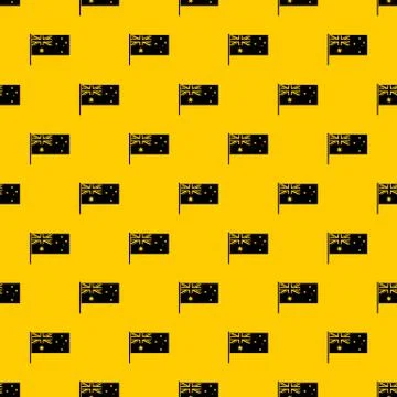 Australian flag pattern vector Stockillustratie