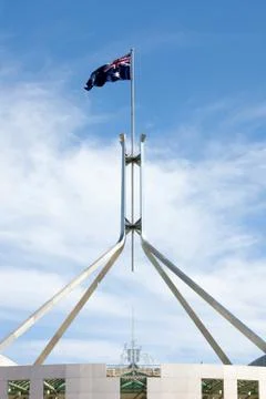The australian flag Stock Photos