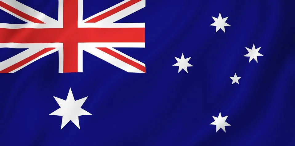 Australian flag Stock Photos
