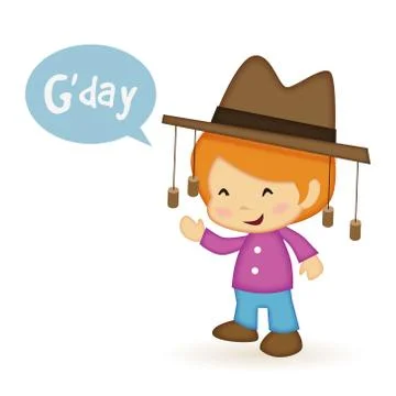 Australian Holiday Stock Illustration