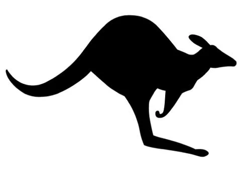 Australian Kangaroo Stock Illustration