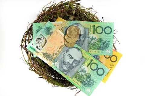 Australian money  and investment Stock Photos