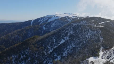 Australian Mountains With Fresh Snow 스톡 동영상 332953402