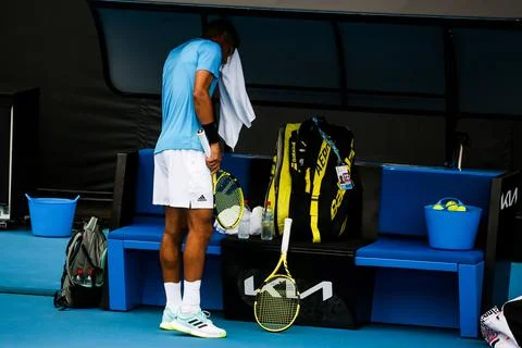 Australian Open 2022: Practice 스톡 사진