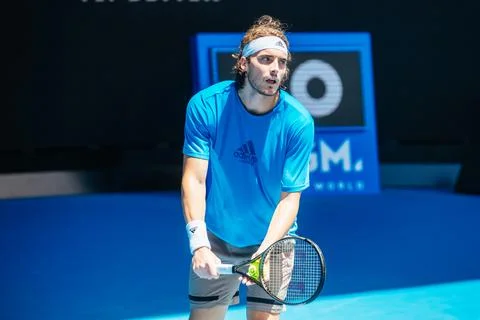 Australian Open 2022: Practice Stock Photos