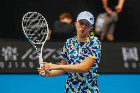 Australian Open 2022: Practice Stock Photos