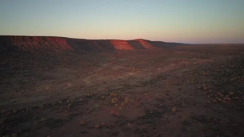 Australian Red centre Landscape Sunrise Stock Footage 79044537