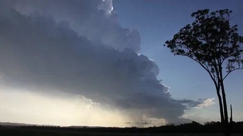 Australian Storm Time-lapse Stock Footage 57673160