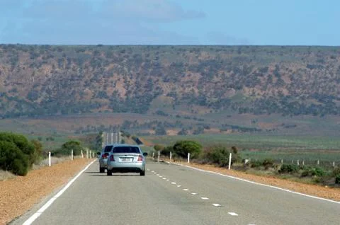 Australian straight line Stock Photos
