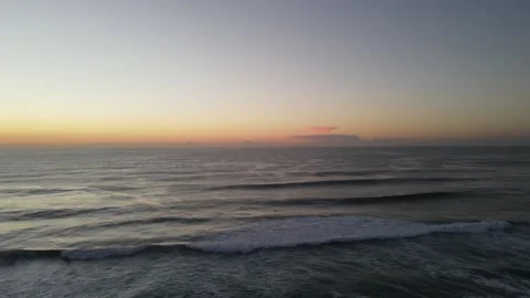 Australian surf drone shot Stock Footage 235581594