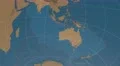 australian tectonic plate extruded on disc. elevation & bathymetry, solids. 4k 4k or 4k+ Resolution