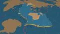 Australian tectonic plate extruded. Solids. Enhanced version 4k or 4k+ Resolution