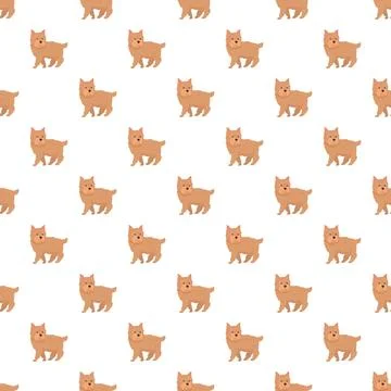 Australian terrier dog seamless pattern background wallpaper Stock Illustration