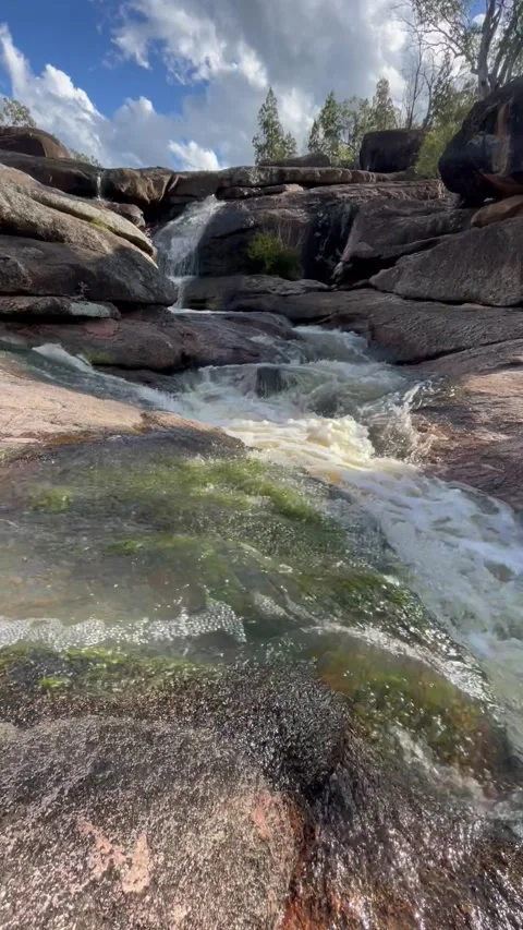 Australian Waterfall Video stock 221230114