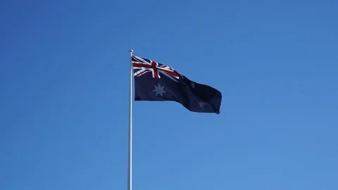 Australien Flag in Slowmo Stock Footage 108463652