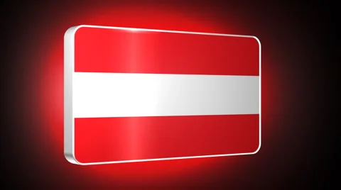 Austria 3d flag Stock Footage 5053891