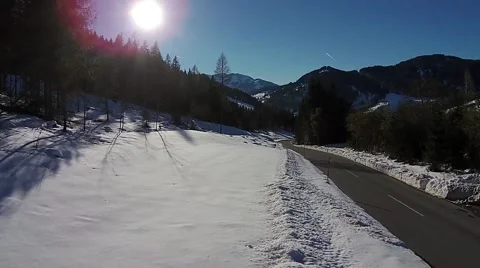 Austria Alps aerial view Stock Footage 43104797
