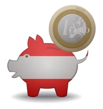 Austria euro イラスト素材