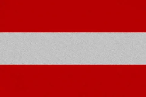 Austria fabric flag Stock Illustration