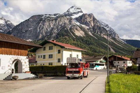 Austria Fire Brigade Stock Photos