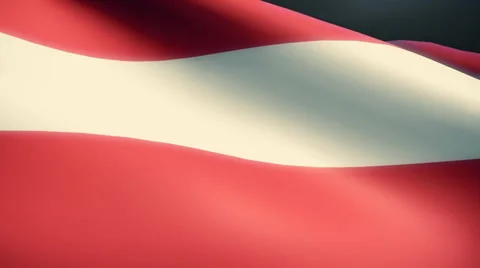 Austria Flag Animation Loop Stock-Footage 38007893