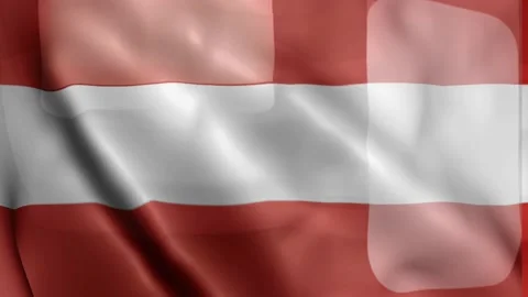 Austria Flag Stock Footage 133772227