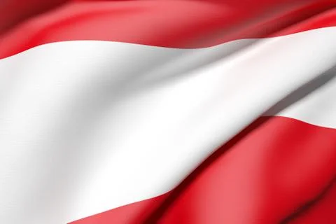 Austria flag Stock Illustration