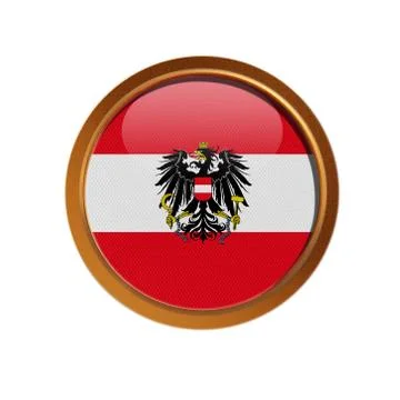 Austria flag Stock Illustration