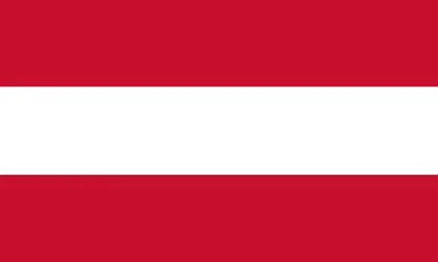 Austria Flag Stock Illustration