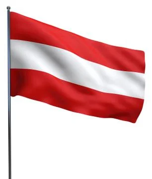 Austria Flag Image Stock Illustration