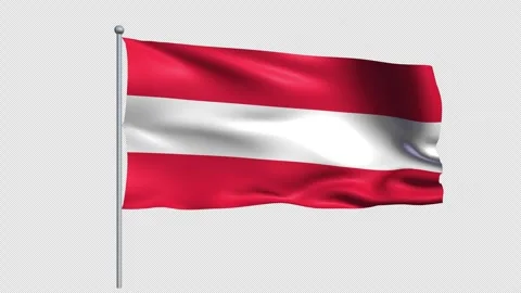 Austria flag - Pack 1 Stock Footage 343841751