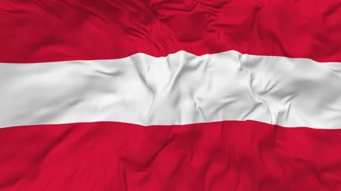 Austria Flag Seamless Looping Background Slow Motion Waving Stock Footage 233488867