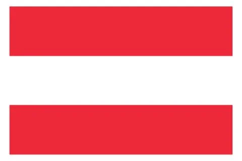 Austria flag vector template background realistic copy Stock Illustration