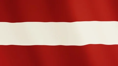 Austria flag waving animation. Full Screen. Symbol of the country. Stock Footage 89538777