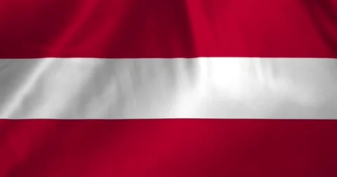 Austria flag waving with the wind background loop video animation Video stock 327171628