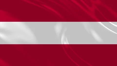 Austria Flag Wind Waving Stock Footage 336091395