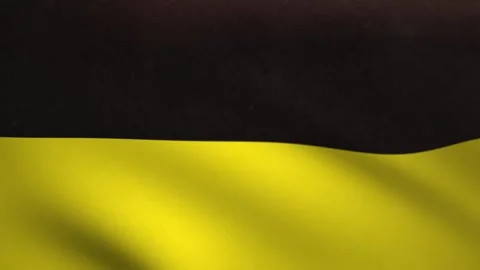 Austria-Hungary Flag Waving Loop 4K – Historical Austro-Hungarian Flag Vídeos de archivo 336275227