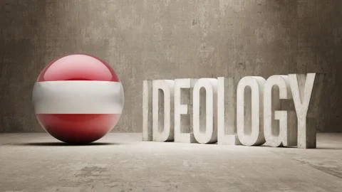 Austria. Ideology  Concept. Stock Illustration