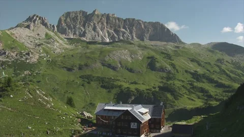Austria, lake Formarin, source of Lech river 스톡 동영상 196180069