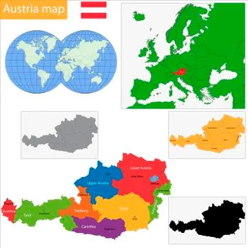 Austria ma Stock Illustration