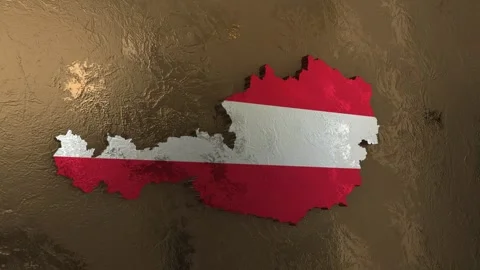 Austria Map 库存影片 277923218