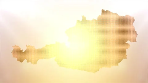 Austria Map Opener Stock Footage 247888071