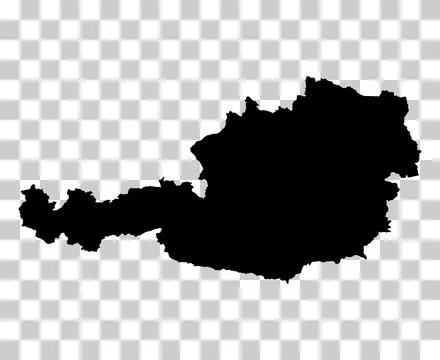 Austria map symbol shape, travel web flat concept icon symbol vector illustra 스톡 일러스트