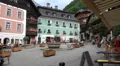 Austria mountain valley village Hallstatt central place HD Footage
