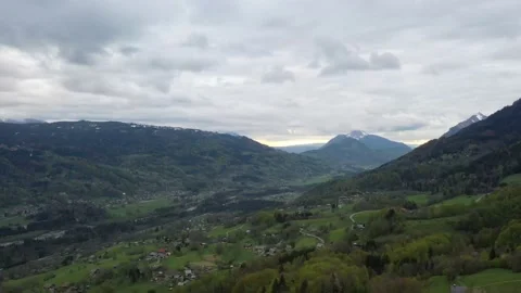 Austria - Mountains, Clouds, Sunset 库存影片 131172741