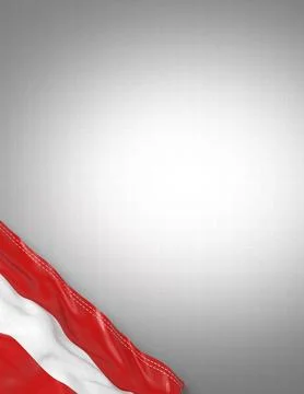 Austria - national flag and gradient background - vertical poster - 3D illu.. Stock Illustration