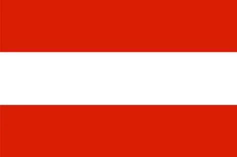 Austria national flag Stock Illustration