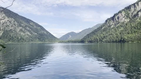Austria Plansee lake Stock Footage 293480317
