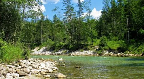 Austria river Stock Photos